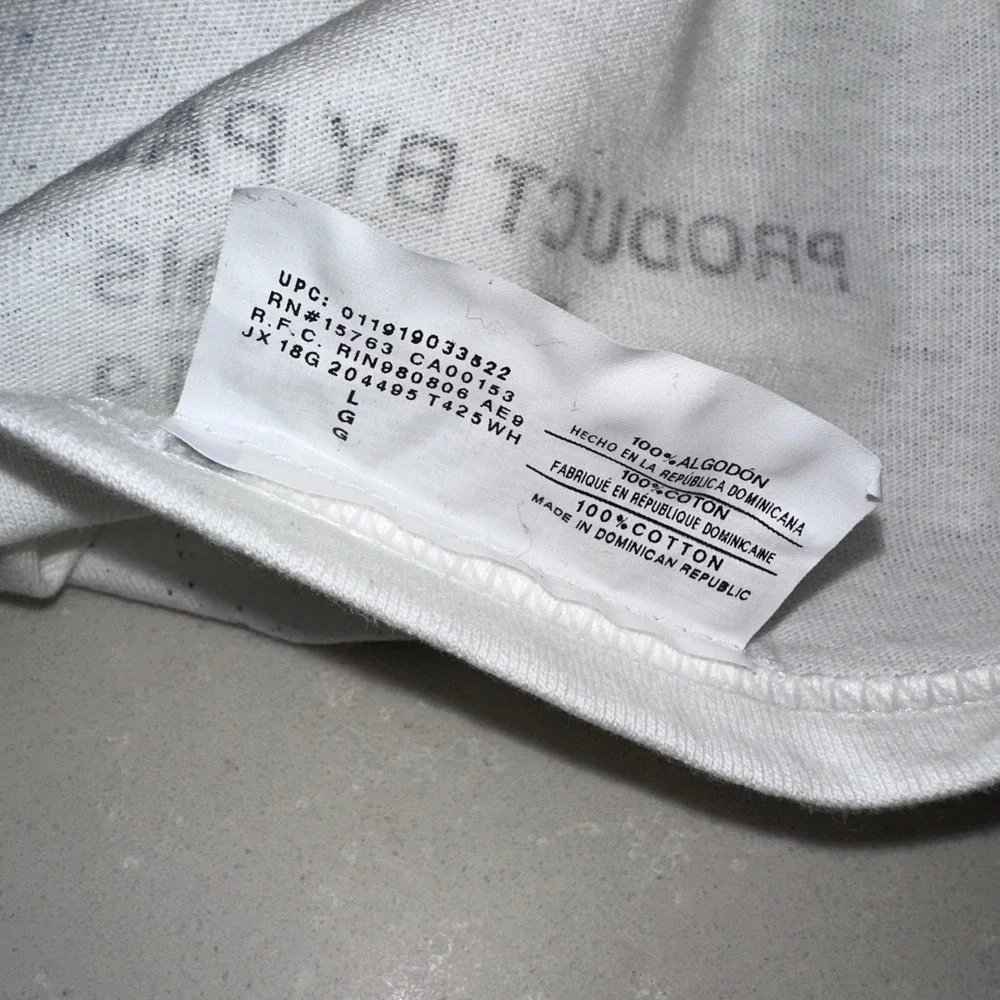 Pallette‎ Pavelow Champion T-Shirt Mens L Lightning Bolt White Essentials 18-19 - Picture 13 of 13